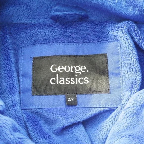 George Classics Water/Wind Resistant Hooded Coat Periwinkle Blue S - Picture 8 of 9
